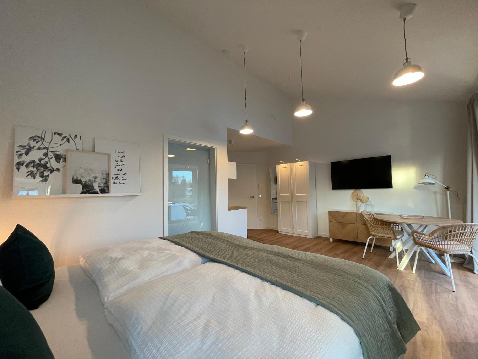 Moderne Neue Apartments Zum Wohlfuehlen Im Boardinghouse Bed & Butter Hasbergen Extérieur photo