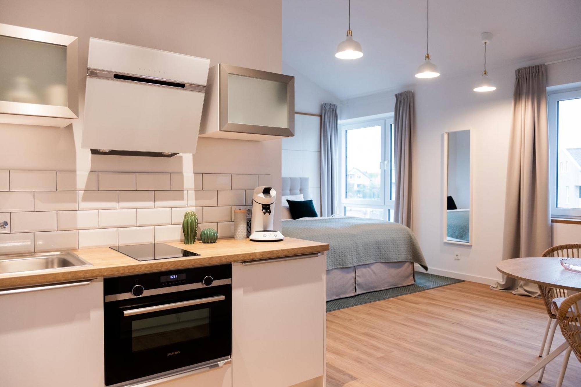 Moderne Neue Apartments Zum Wohlfuehlen Im Boardinghouse Bed & Butter Hasbergen Extérieur photo