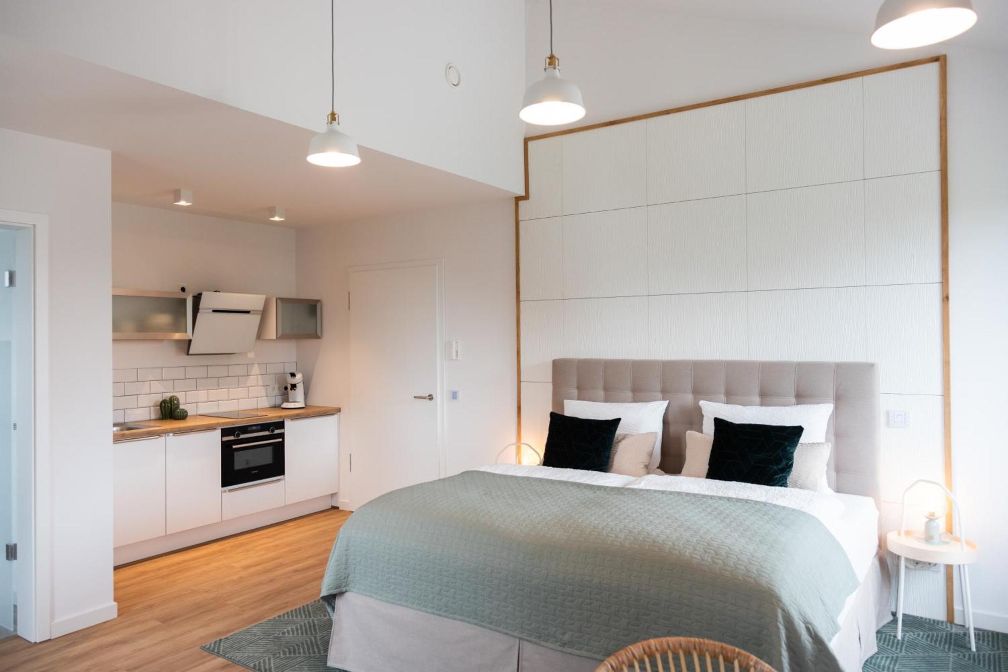 Moderne Neue Apartments Zum Wohlfuehlen Im Boardinghouse Bed & Butter Hasbergen Extérieur photo