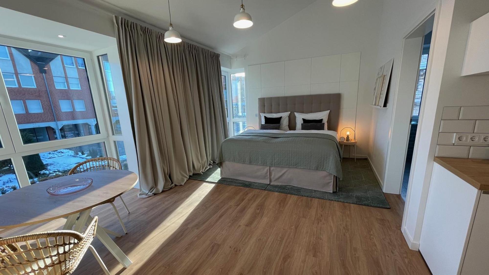Moderne Neue Apartments Zum Wohlfuehlen Im Boardinghouse Bed & Butter Hasbergen Extérieur photo