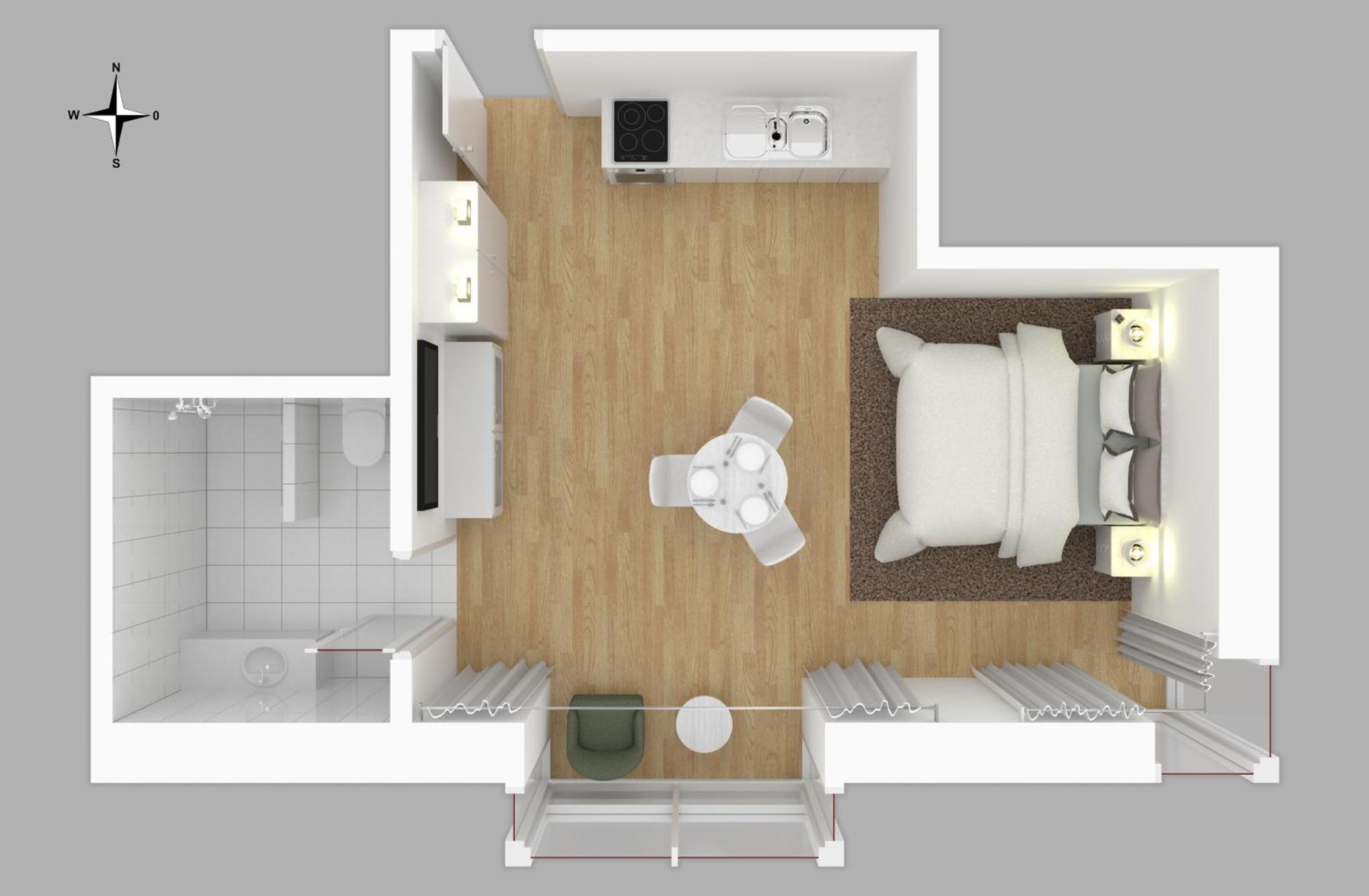 Moderne Neue Apartments Zum Wohlfuehlen Im Boardinghouse Bed & Butter Hasbergen Extérieur photo
