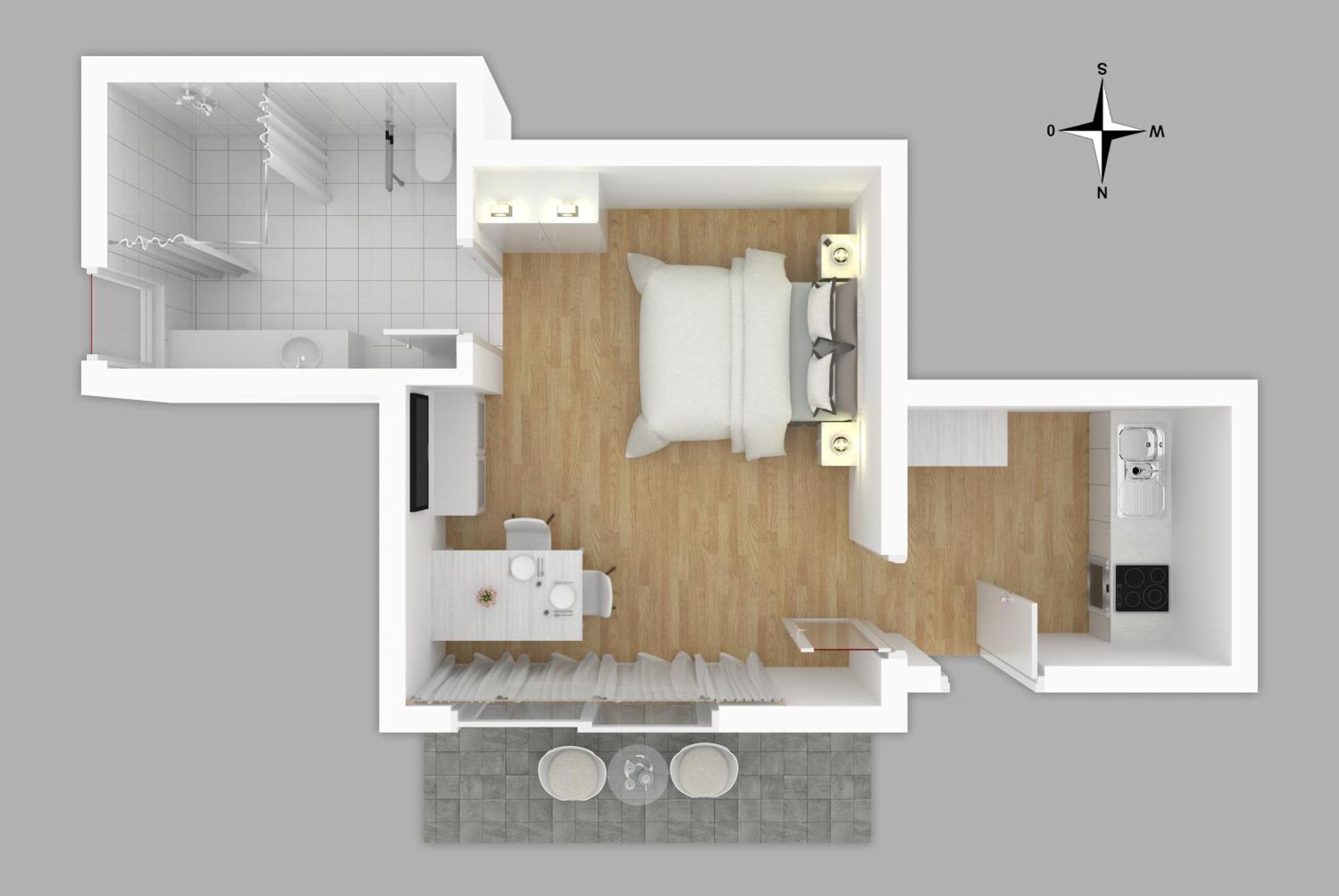 Moderne Neue Apartments Zum Wohlfuehlen Im Boardinghouse Bed & Butter Hasbergen Extérieur photo